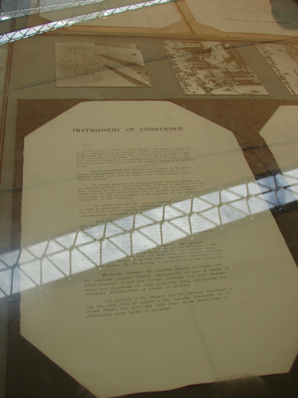 WWII Japanese Surrender Treaty