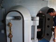USS Missouri Battle Command Center