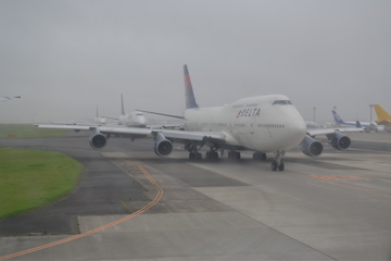 Boeing 747s at Tokyo Narita Airport